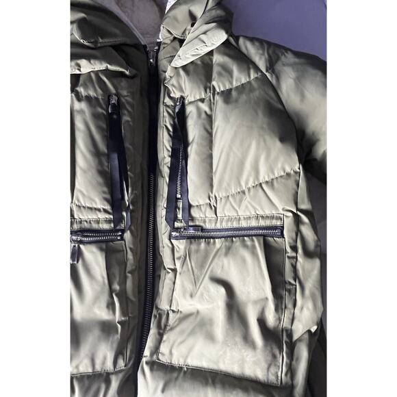 Orolay Womens XSmall Duck Down Peat Moss Puff Winter Jacket Coat Hooded - Picture 2 of 13